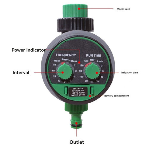 Automatic Watering Timer Garden Irrigation Timer Water Pressure Controller System Precision Control Device 2