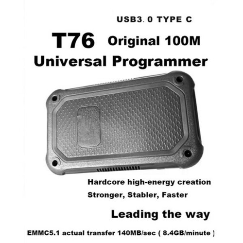 For XGecu T76 USB3.0 Programmer Support EEPROMNAND NOR EMMC BGA,Minpro/TL866II/ Programmer with Wire Burning Socket 2