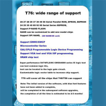 För XGecu T76 USB3.0 Programmerare Support EEPROMNAND NOR EMMC BGA,Minpro/TL866II/ Programmerare med Wire Burning Socket