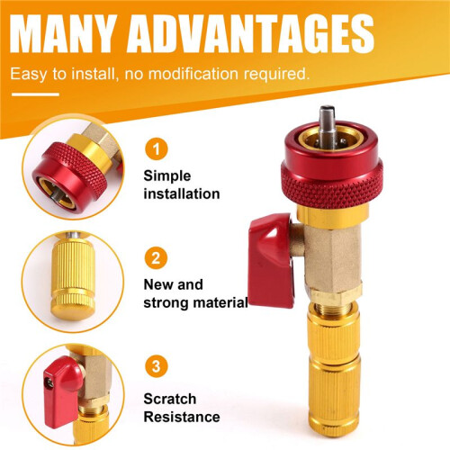 R134A Valve Core Tool Air Condition Valve Core Refrigeration Schrader Valve Core Remover Tool 2