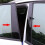 6PCS Window Pillar Posts Cover, for   2006-2011 Side Door Panel Trims, Glossy Black 5