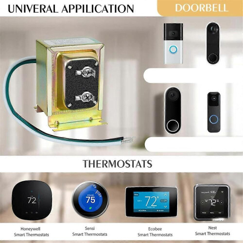 Μετασχηματιστής κουδουνιού 24Volt AC 40VA, Ενσύρματη τροφοδοσία κουδουνιού πό 2