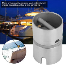 304 Stainless Steel 360 Degree Drop‑in Swivel Marine Fishing Pole Converter for Rod Holder Drop‑in Swivel Boat Swivel