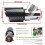 Car Modification Carbon Fiber Tailpipe 63-89mm Stainless Steel Tailpipe Adjustable Elbow ABS Plastic Shell Tailpipe 6