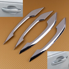 Car Exterior Door Handle Cover Trim Strip Handle Side Door Cover Decoration for A4 2017-2020 B