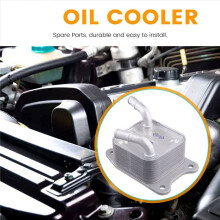 2X 1240A100 Radiatore Olio Motore per Auto per L200 2017-2021Montero Pajero Sport III 2016+