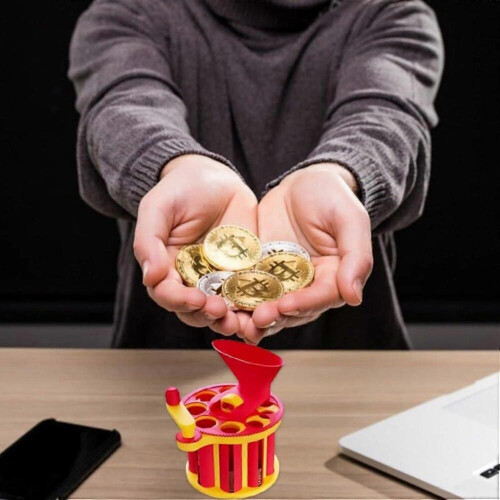 Κουμπαράς ταξινομητή κερμάτων, χειροκίνητος διαλογέας κερμάτων ευρώ, τρισδιάσ 2