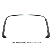 1 Pair Car Rear Bumper Splitter Spoilers Canard for for W176 A200 A250 A45 AMG 2013-2016