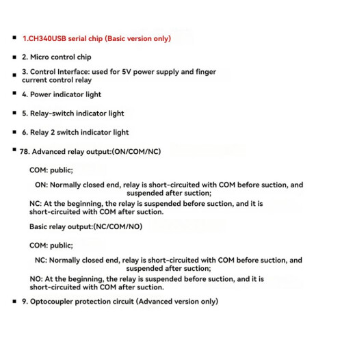 Relay Module 2 Channel USB to CH340 Serial Control Relay Module Optocoupler Protection TYPEC Interface Module DSTUR-T20