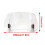 Transparent Universal Motorcy Windshield Extension Adjustable Spoiler for      300x195x155MM 9