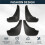 4PCS Mudflap for  2 Hatchback 2007-2012  Mud Flaps Guard  Flap Mudguard Accessories 10