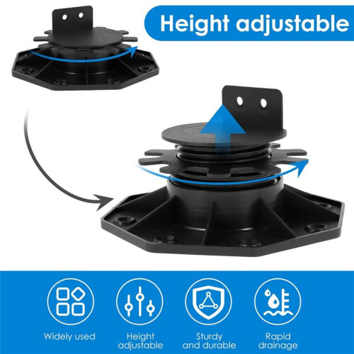 Keel Assembly Floor Frame Adjustable Keel Support Floor Support Lifting Bearing Deck Foundation Base Support (30-60mm) 1