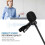 3X Universal USB Μικρόφωνο με Πέταλο Μικρόφωνο Υπολογιστή με Κλιπ Μικρόφωνο Plug 3