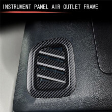For SPACIA 2017-2022 Car Front Air Vent Dashboard A/C Outlet Frame Cover Trim Carbon Fiber Pattern RHD