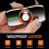 (Black)Smart Voice Control Windproof Lighter - Metal Spinning Fidget Lighter with LED Lights, 4 Ignition Modes Refillable Lighter Gift for Men 4