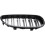 2 Pair Gloss Black Front Kidney Grill Double Slat Double  Grille for  E60 E61 5 Series 2003-2010 Coupe 6