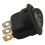 2X Round 3 Pin Rocker / Parking Off  Front Rear Walking Sensor 8