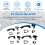 1Set Front Rear Left Right Exterior Door Handle Kit for  X5 E53 2000-2006 3