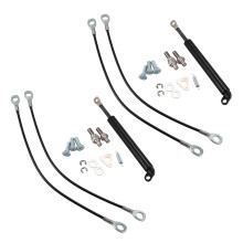 2X New Rear Gate Tailgate Strut Shock for  Dmax 2012+ 2015+ Stainless Steel Gas Easy Slow Down for D-Max