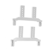 Poste de Montaje de Carrocería Delantera y Trasera de Aleación de Aluminio para SCY 1/16 16101 16102 16103 16101PRO RC Car Upgrade Parts Silver