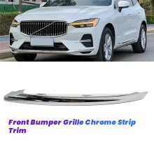 Car Front Bumper Bright Strip Platedfor for XC60 MK2 2022- Grille Chrome Trim Strip 32227905 L