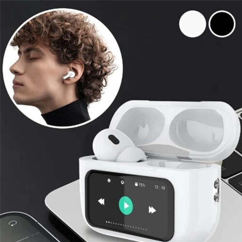 Earbuds Noise Cancelling Touch Screen Headphone with Wireless Charging Case Waterproof Earphone for Workout 2