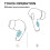 Earbuds Noise Cancelling Touch Screen Headphone with Wireless Charging Case Waterproof Earphone for Workout 4