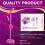 Kids Microphone with Light Stand Toy,Height-Adjustable Microphone,Brain-Training Educational Toys Birthday Gift 2
