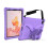 Capa Infantil para Tablet para  Pro 11 Polegadas 2024 Capa À Prova de Choque com Suporte em EVA Estojo com Suporte Roxo 2