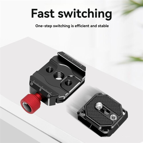 Universal Quick Release Plate Clamp SLR Camera Stabilizer Tripod Base Gimbal Quick Release Base 38mm Arca Accessories 2