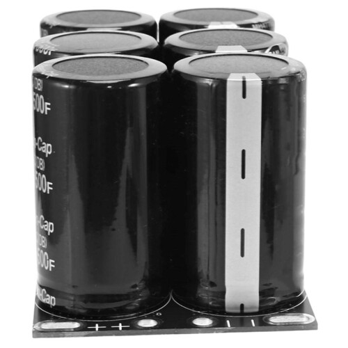 For Farad Capacitor 2.7V 500F with Protective Plate Capacitors