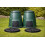 2 x 330L Green Composter Bins with Base Plates 10