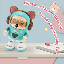 Juguetes Interactivos para Bebés, con Música Ligera, Baile, Gesto de Amor, Juguete Divertido para Gatear en Movimiento para Bebés de 6 A 12 Meses