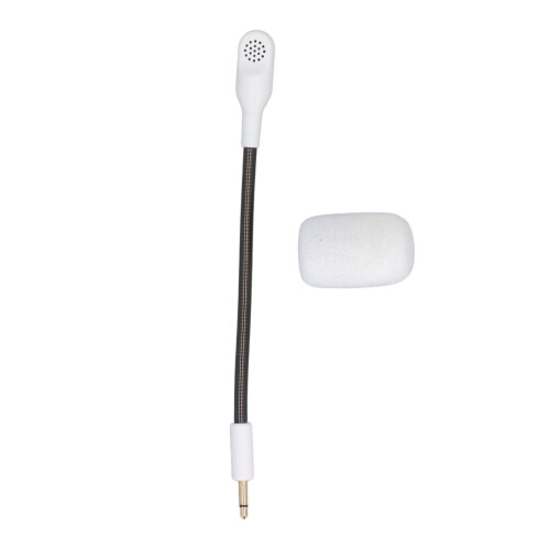 Microfono bianco di ricambio per cuffie da gioco V2 e V2 Pro, 3,5 mm 1