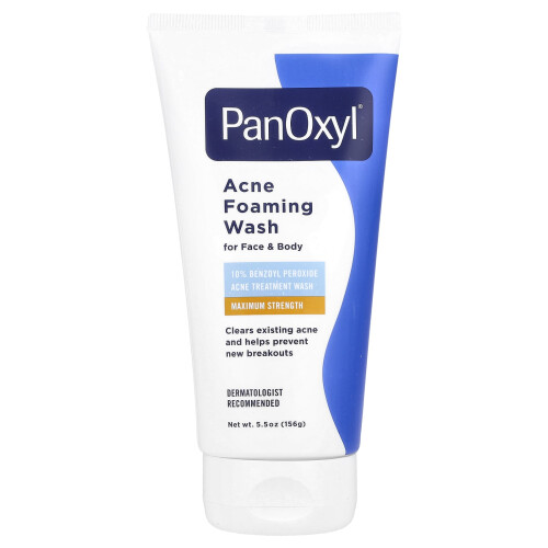 Panoxyl PanOxyl, Πλύση Δέρματος για Ακμή, 10% Βενζοϋλική Περοξείδωση Μέγιστος Στόχος, 5,5 oz (156 g) 1