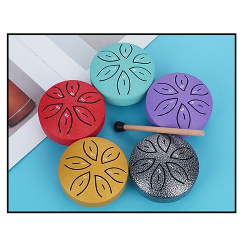 Instrumentos Musicais Infantis Orff Instruments Crafts  Hollow Drum 3 Polegadas 6 Tone Lake 2