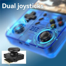 R40XX Pro Max Retro Game Console 30+ Emulators 4.2inch IPS Screen Built-in WiFi Handheld Portable Video Player Green