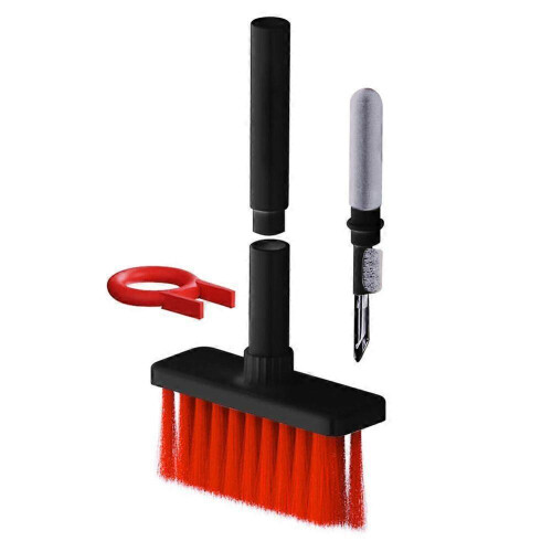 （black)3 in1 Keyboard Cleaning Brush Computer Earphone Cleaning tools Keyboard Cleaner keycap Puller kit 1