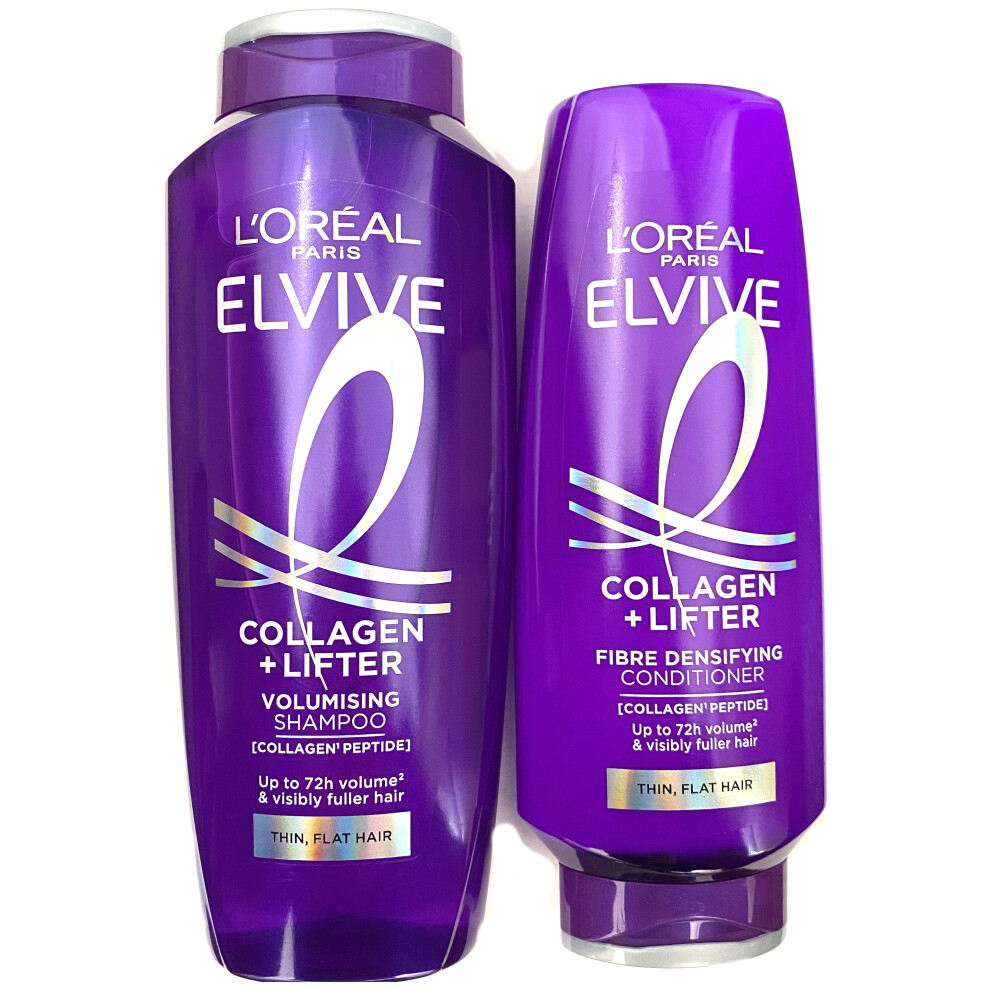 L’oréal Paris L'oreal Elvive Collagen + Lifter Shampoo 400Ml & Conditioner 300Ml