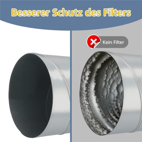 25pc Cone Filter DN125,G4 Filter Mat,Filter Ventilation System Replacement for Zehnder,Maico,Pluggit,Helios Disc Valves 1