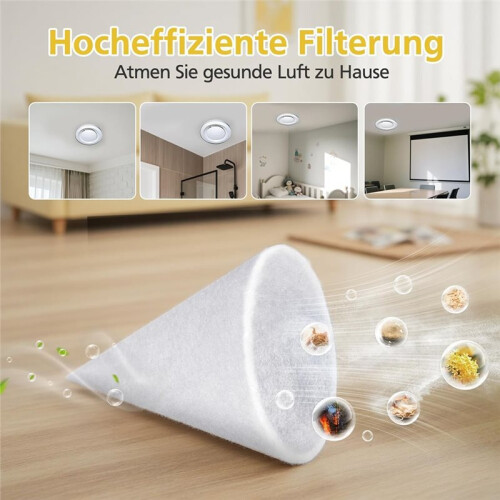 25pc Cone Filter DN125,G4 Filter Mat,Filter Ventilation System Replacement for Zehnder,Maico,Pluggit,Helios Disc Valves 2