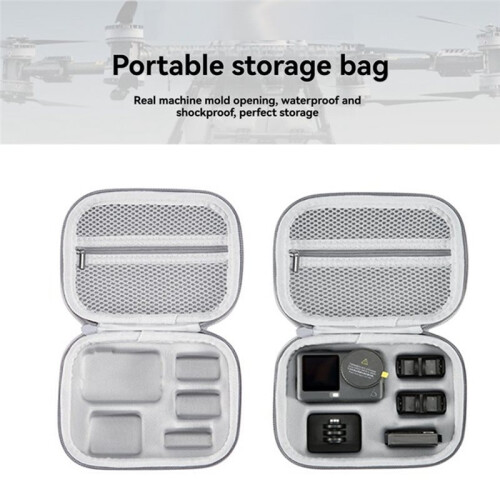 For  Action 6 Standard Storage Bag Travel Carrying Case Hard Waterproof Box for  Action 6 Camera Accessory Black 2