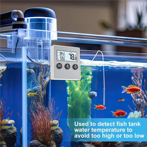 3 Pack Refrigerator Freezer Digital with Sensor, High and Low Memory Function for Freezer Fridge Kitchen Aquarium 2
