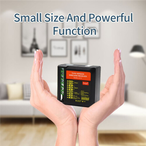 Tuya App 2.4G WIFI Garage Automatic Door Opener Controller  Relay  Module Gate Wireless Remote Voice Control 2