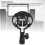 Universal Black ABS Microphone Shock Mount for 42-46mm Mics 4