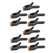 10Pcs 3 Inch Spring Clamps for Woodworking & Photography, Tool Steel & Plastic