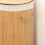Bamboo Foldable Laundry Basket, Large Capacity 8