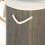 Bamboo Foldable Laundry Basket, Large Capacity 8