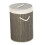 Bamboo Foldable Laundry Basket, Large Capacity 2