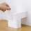 Witte plastic tissueboxhouder 4